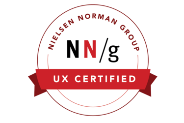 Neilsen Norman Group UX Certified badge